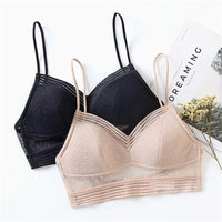 Backless Bra Invisible Bralette Thin Lace Wedding Bras Low Back Underwear Push Up Brassiere Women Seamless Lingerie Sexy BH Top GLOW NEST